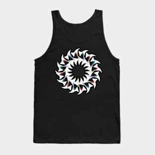 Colorful mandala Tank Top